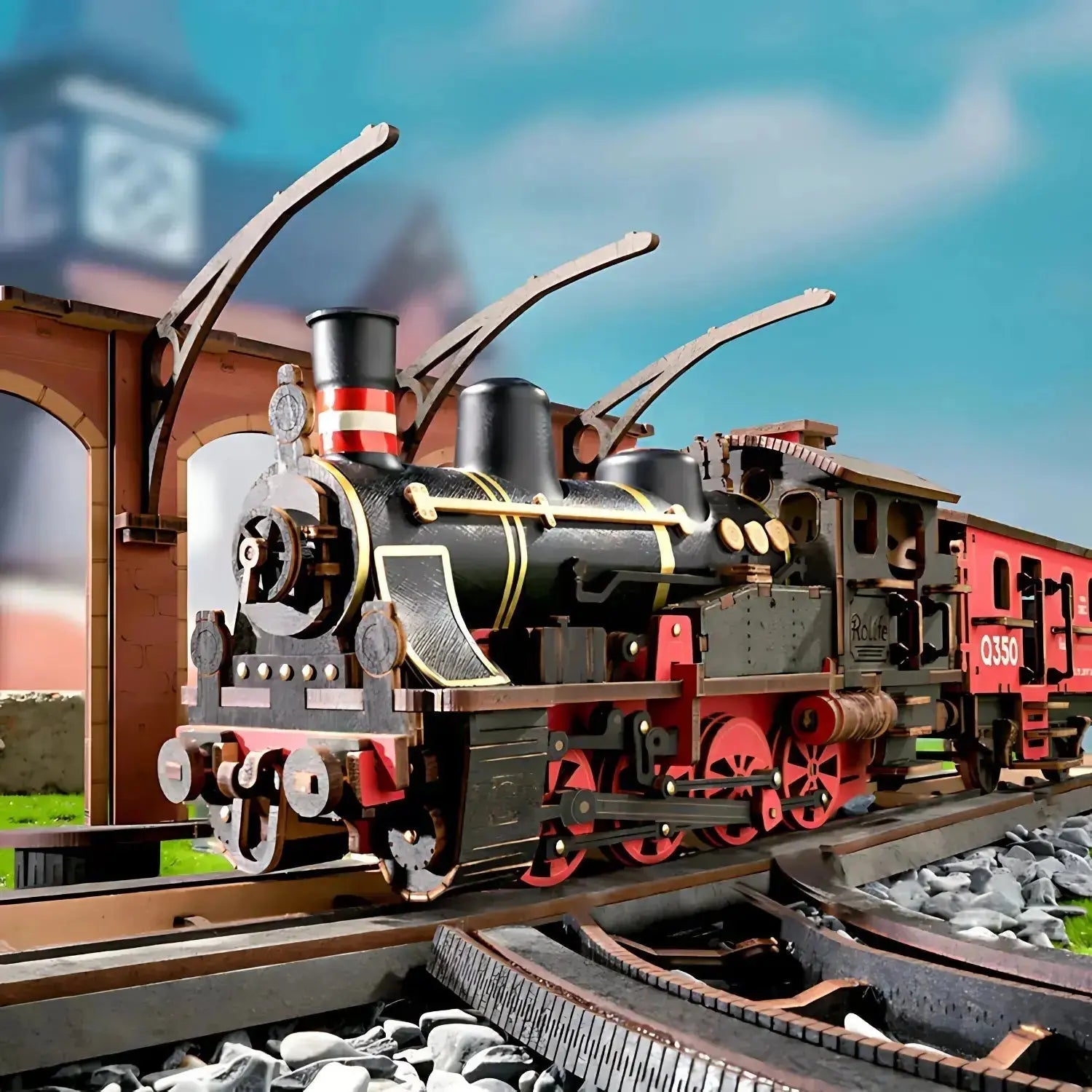 Train & locomotive 3D : astuces pour un châssis bien droit 🚂 Puzzle 3D France