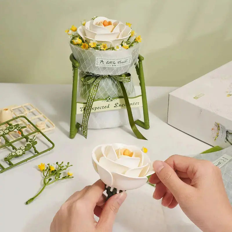 Puzzle 3D Camélia Blanche - Crafterra