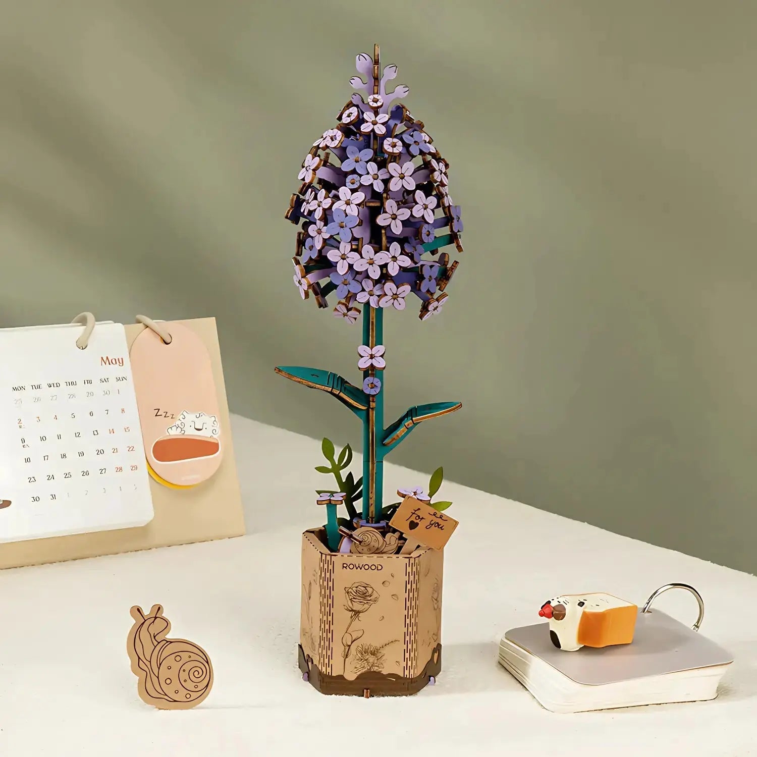 Puzzle 3D Lilas Crafterra