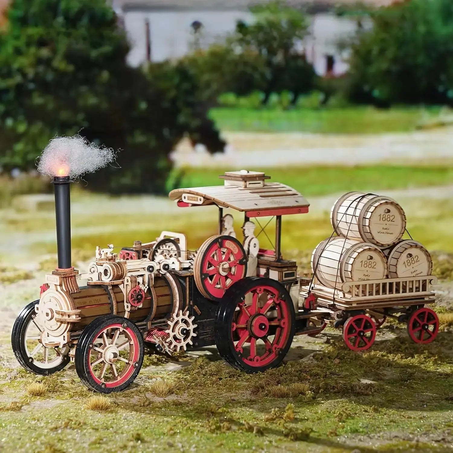 Puzzle 3D Locomotive à Vapeur - Crafterra