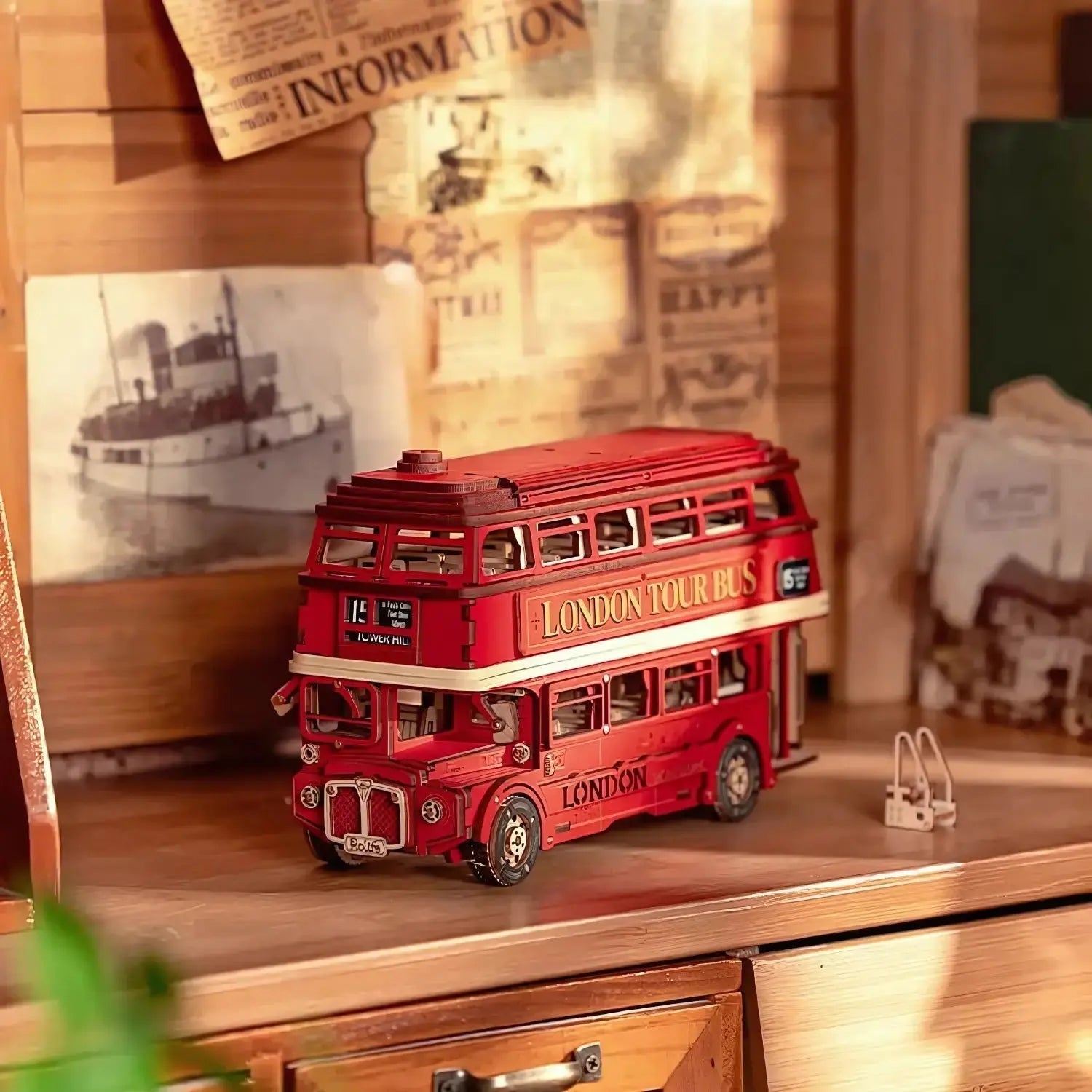 Puzzle 3D London Tour Bus - Crafterra