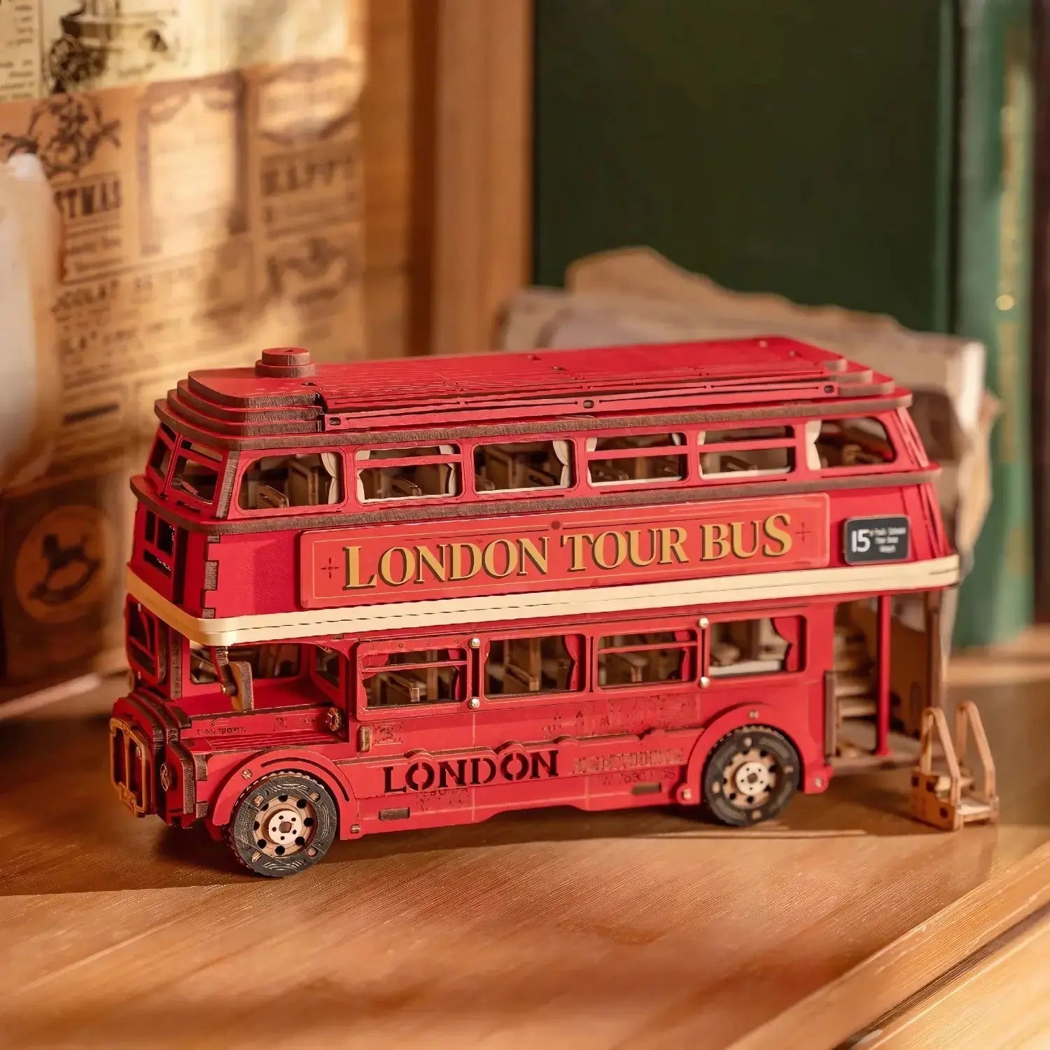 Puzzle 3D London Tour Bus - Crafterra