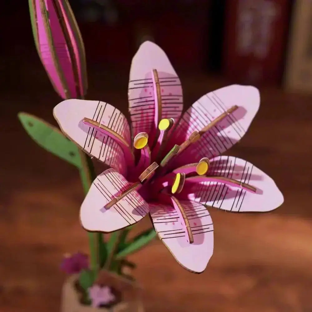 Puzzle 3D Lys Rose Crafterra