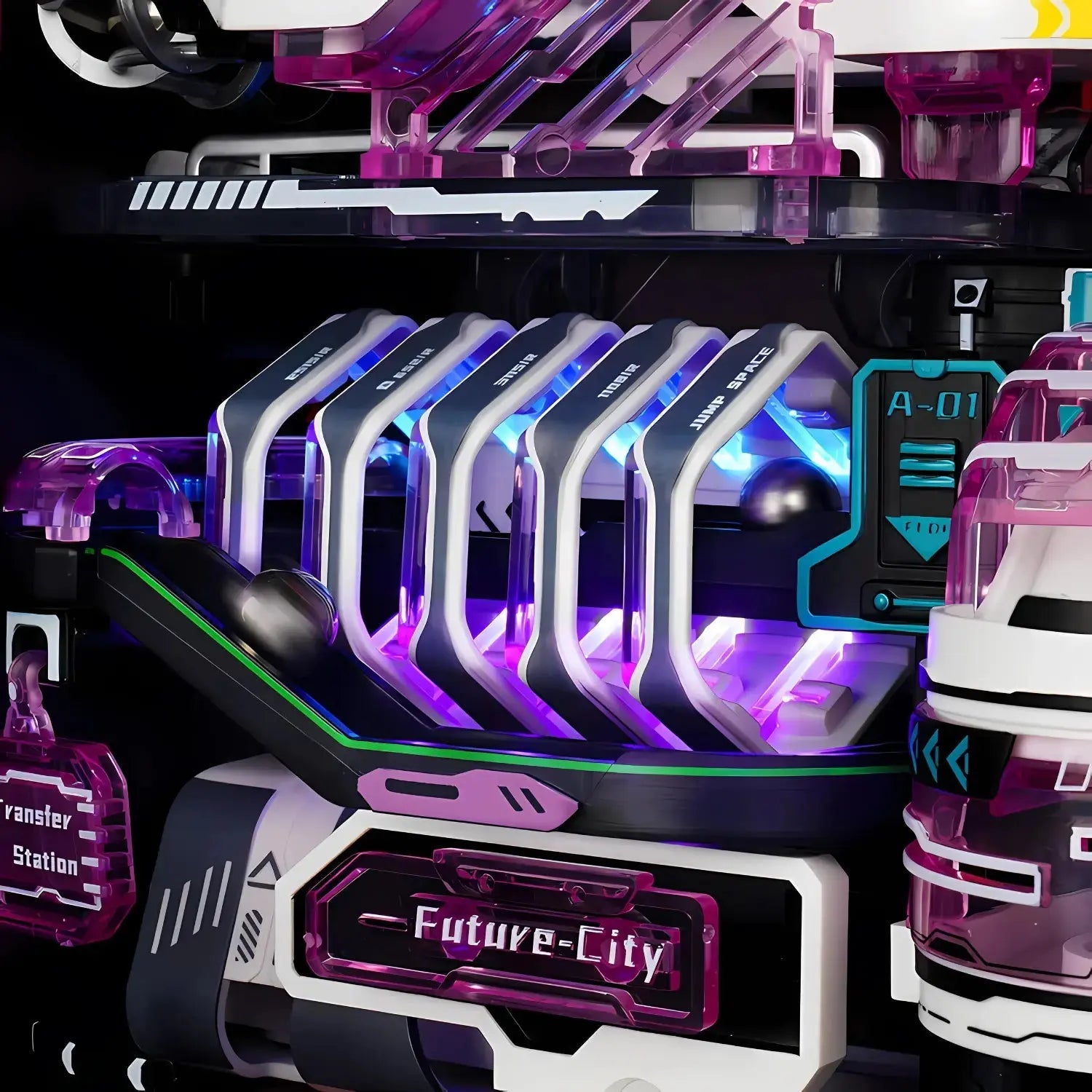 Puzzle 3D Marble Run - The Future City - Crafterra