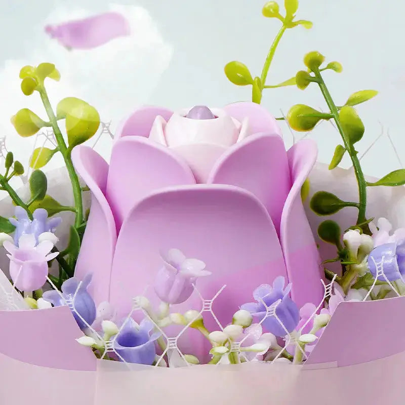 Puzzle 3D Rose Violette Crafterra