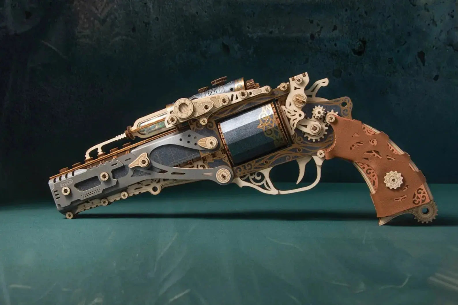 Puzzle 3D Steam Revolver - Crafterra