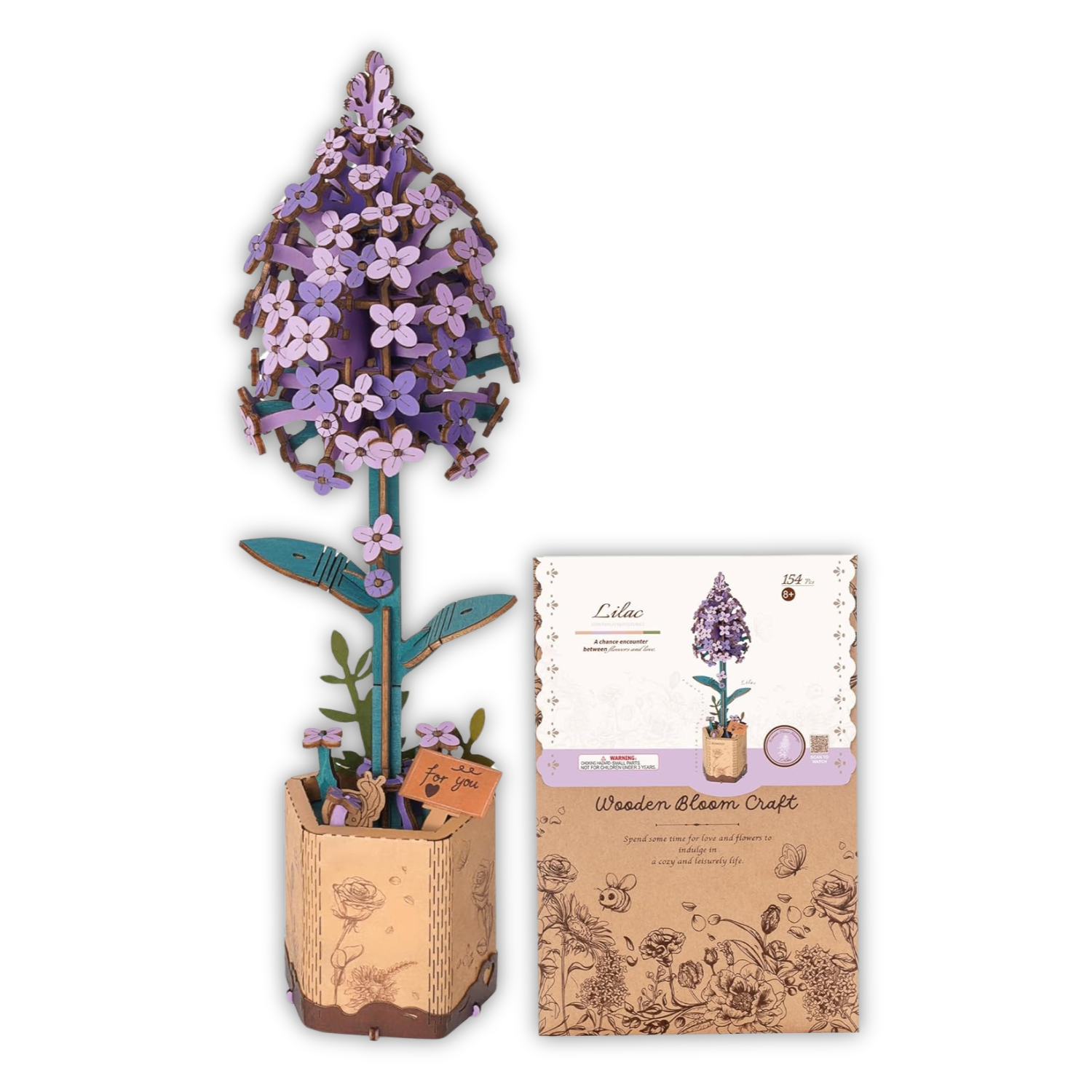 Puzzle 3D Lilas