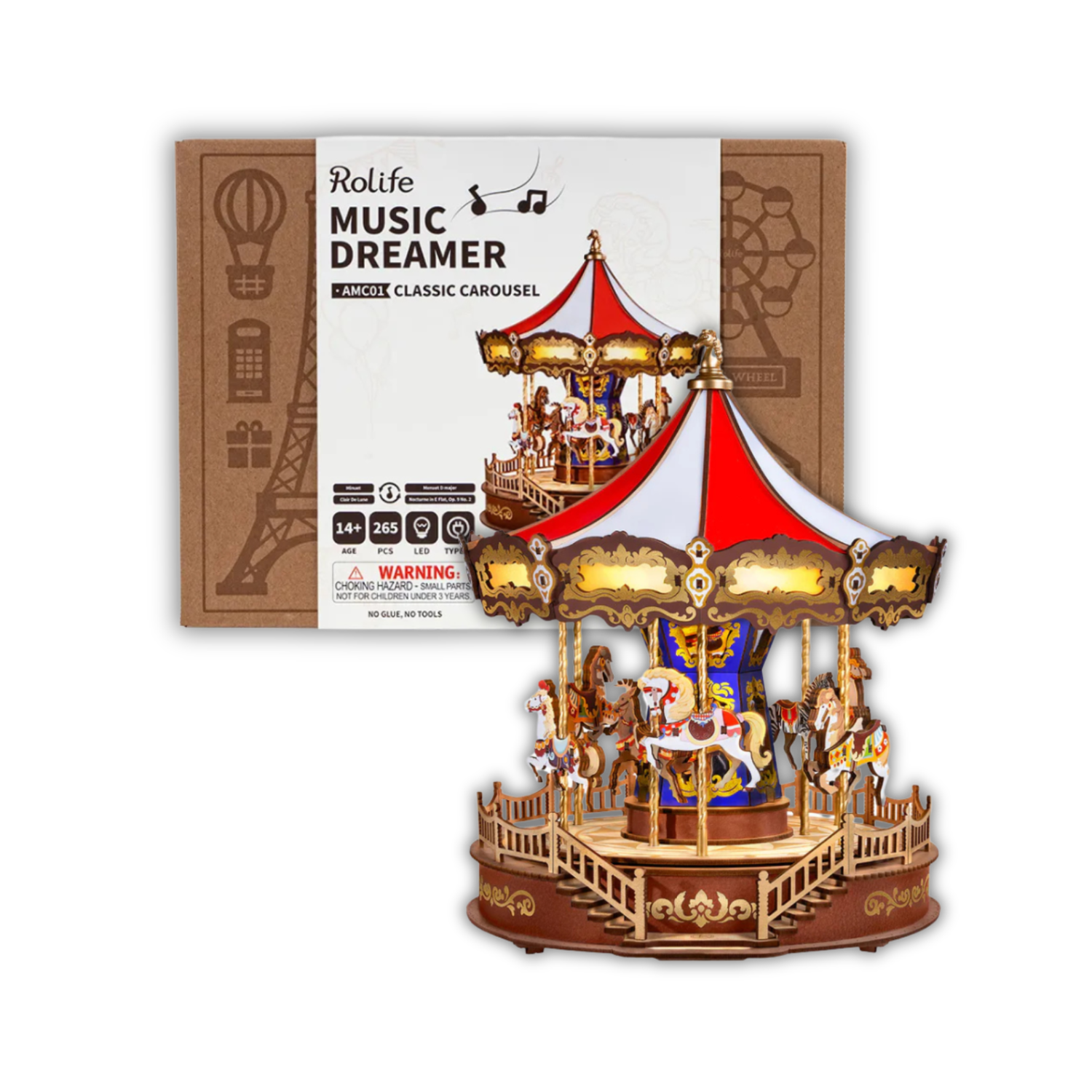 Puzzle 3D Carrousel Classique - Puzzle 3D France