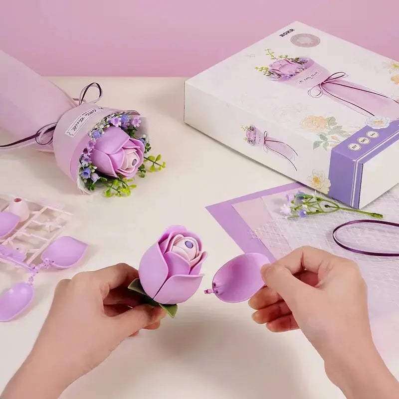Puzzle 3D Rose Violette - Puzzle 3D France