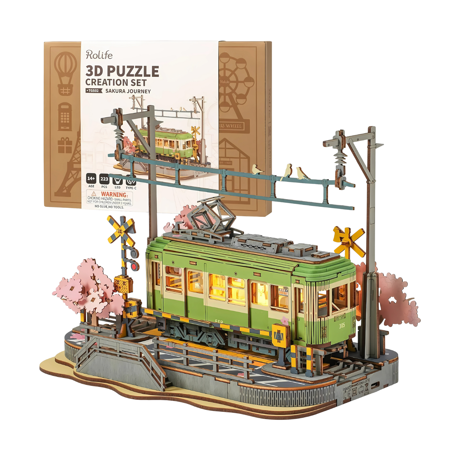 Puzzle 3D Sakura Journey - Puzzle 3D France