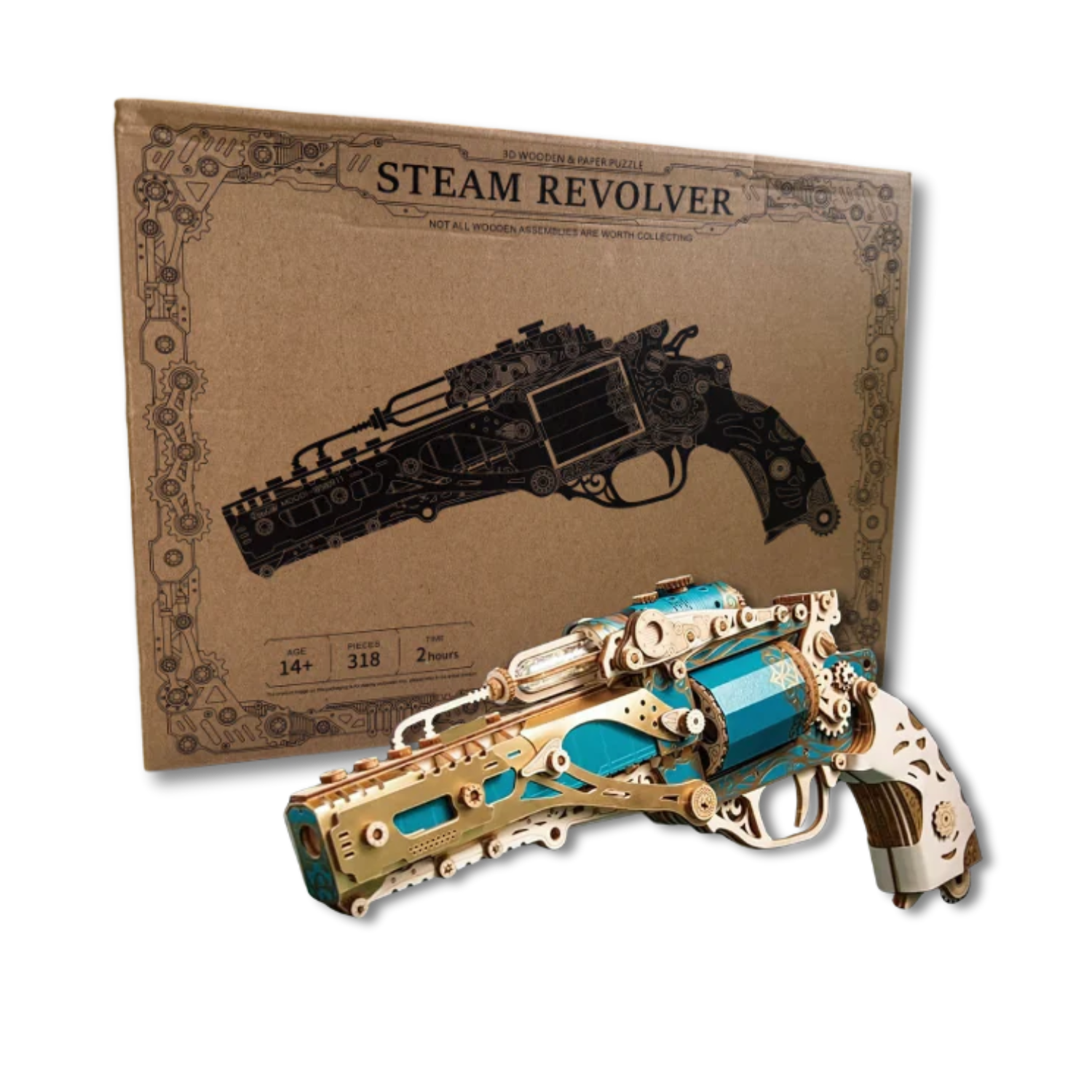 Puzzle 3D Steam Revolver - Puzzle 3D France