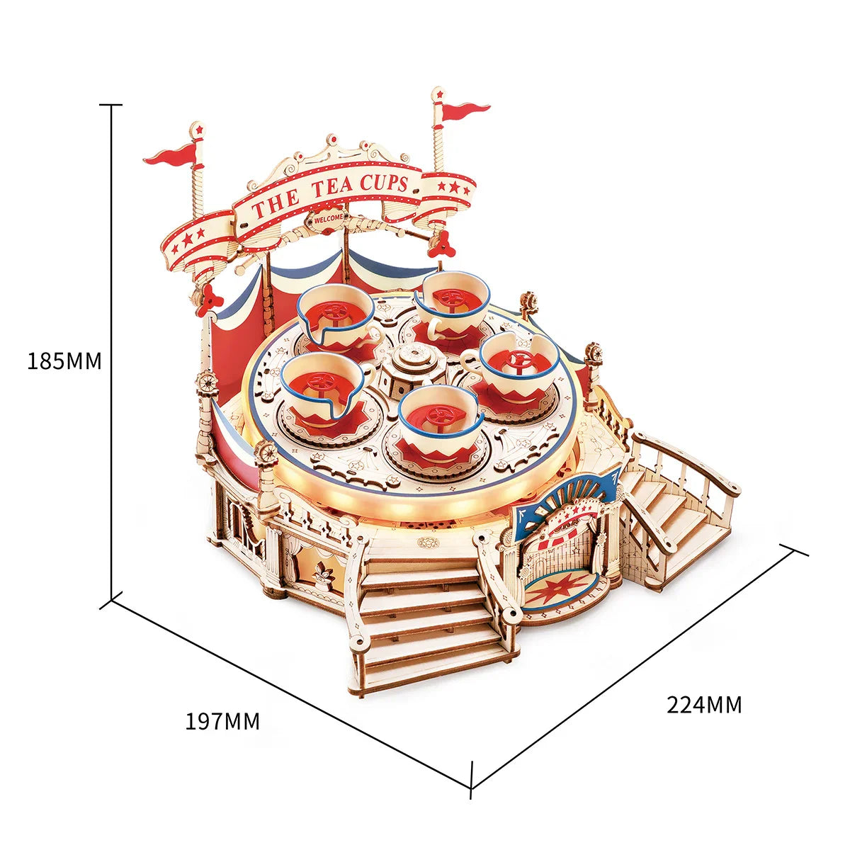 Puzzle 3D Tilt-A-Whirl - Puzzle 3D France