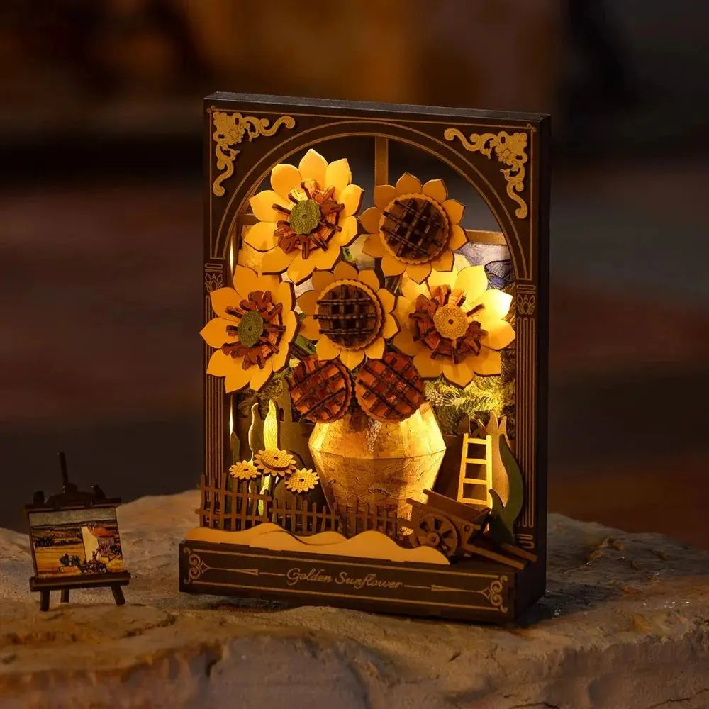 Puzzle 3D Tournesol Doré - Puzzle 3D France