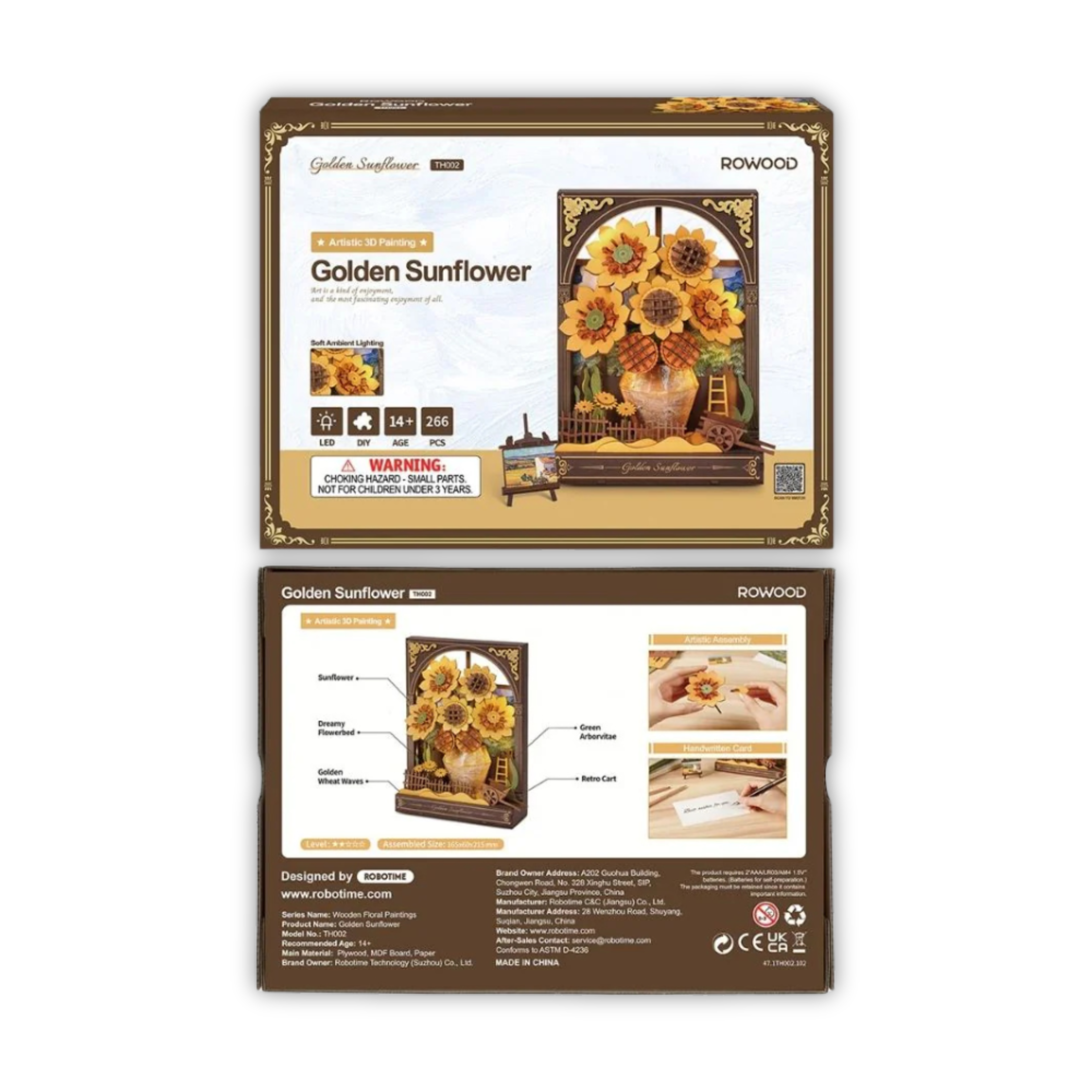 Puzzle 3D Tournesol Doré - Puzzle 3D France