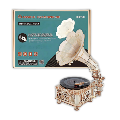 Puzzle 3D Gramophone classique