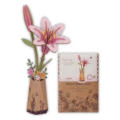 Puzzle 3D Lys Rose