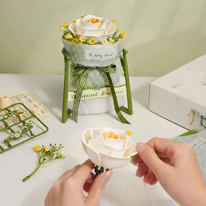 Puzzle 3D Camélia Blanche - Crafterra