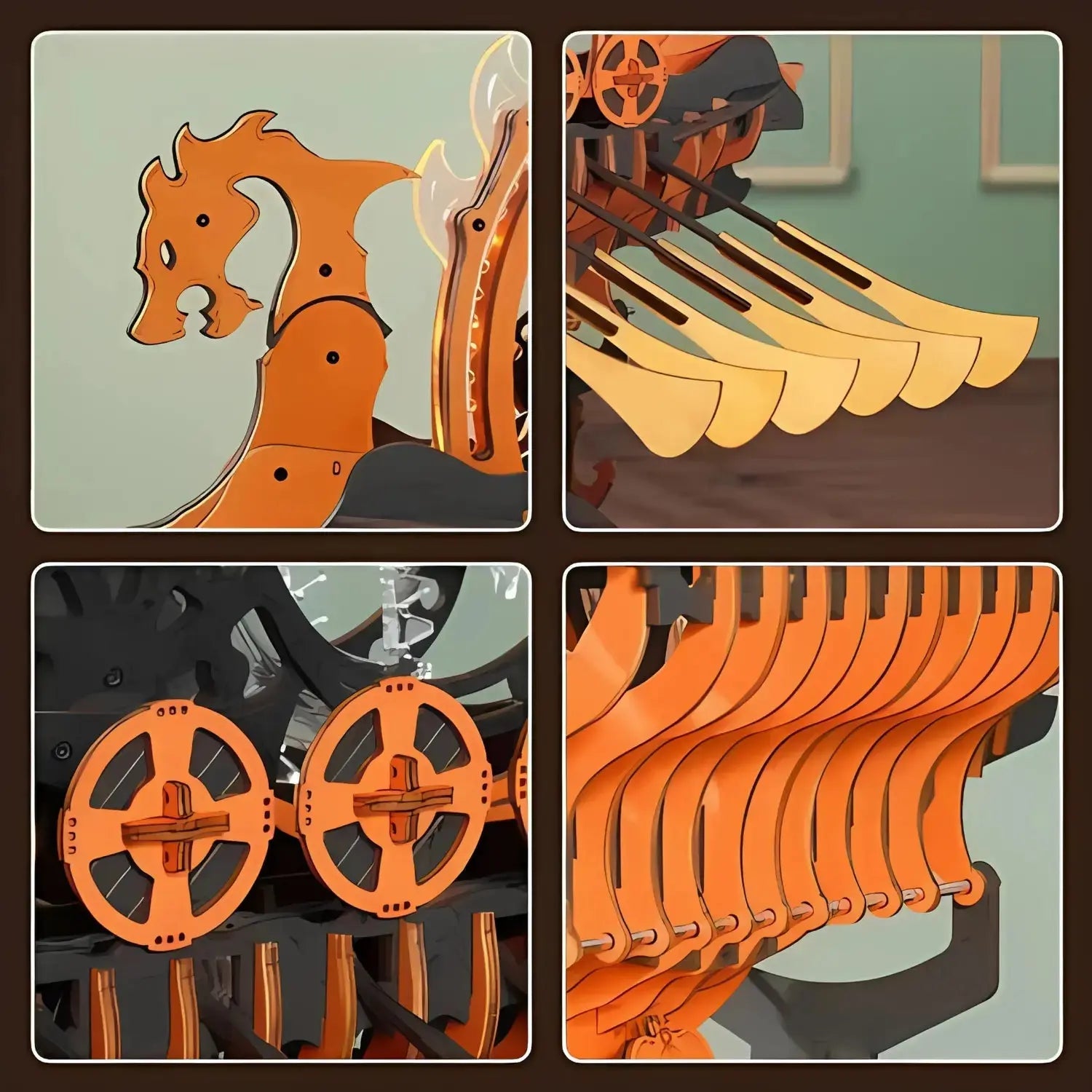 Puzzle 3D Drakkar Viking - Crafterra