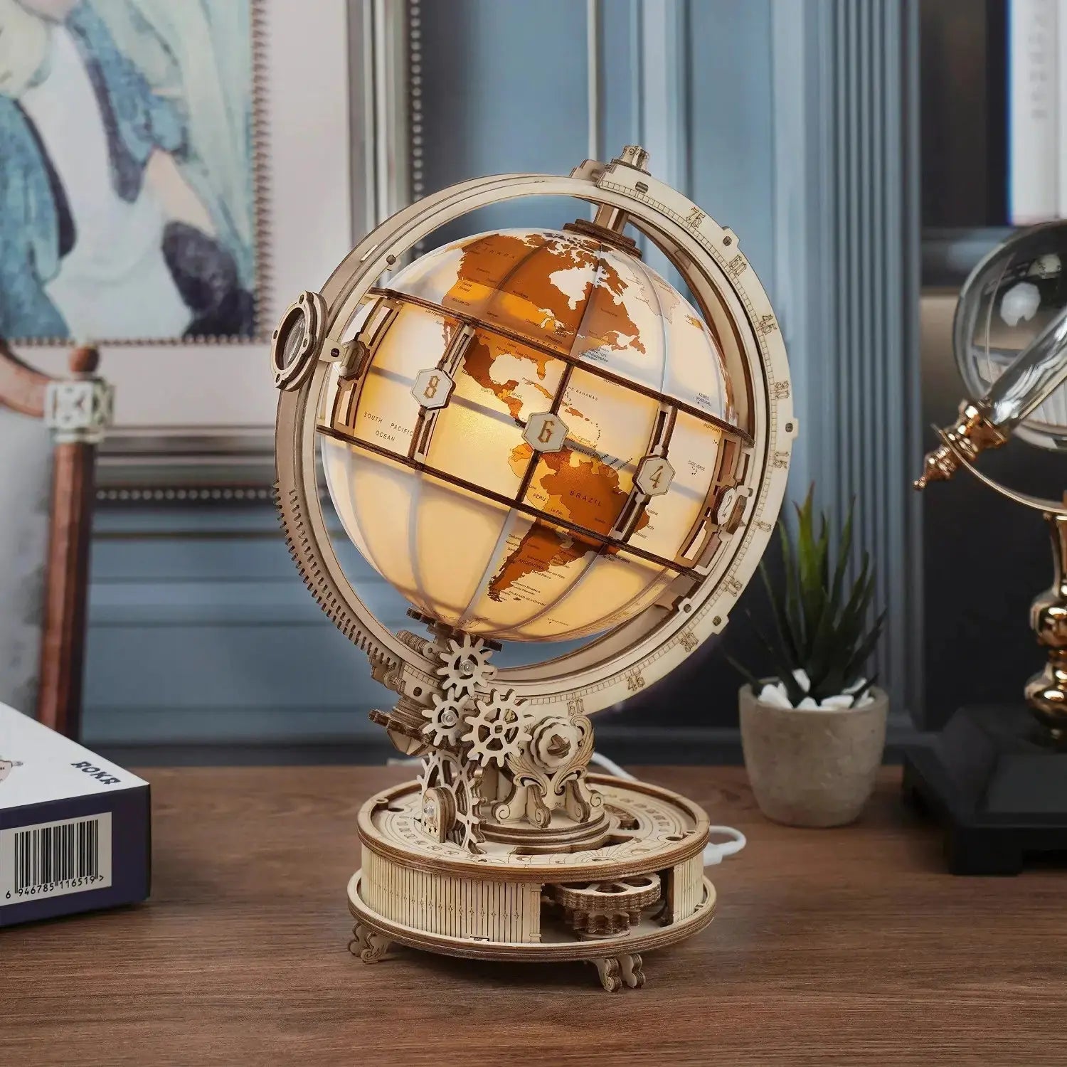 Puzzle 3D Globe Lumineux - Crafterra