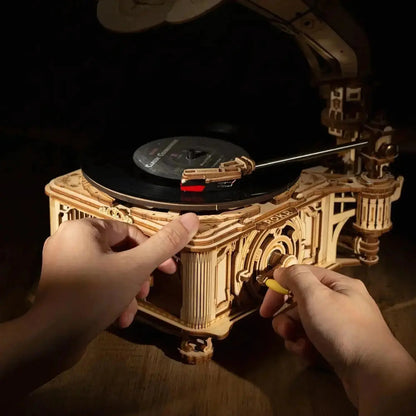 Puzzle 3D Gramophone classique - Crafterra