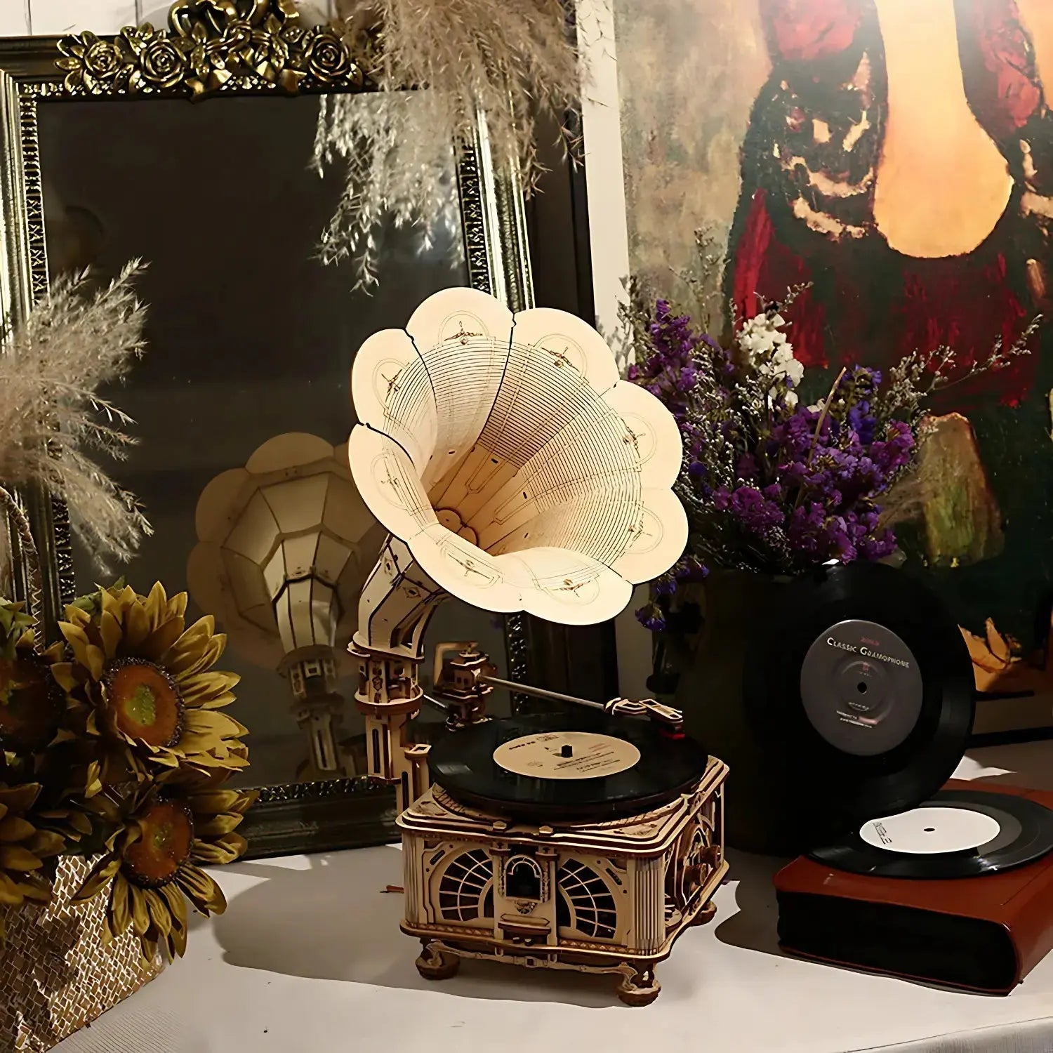 Puzzle 3D Gramophone classique - Crafterra