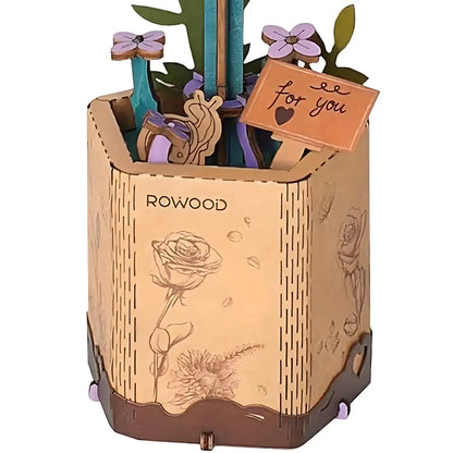 Puzzle 3D Lilas Crafterra