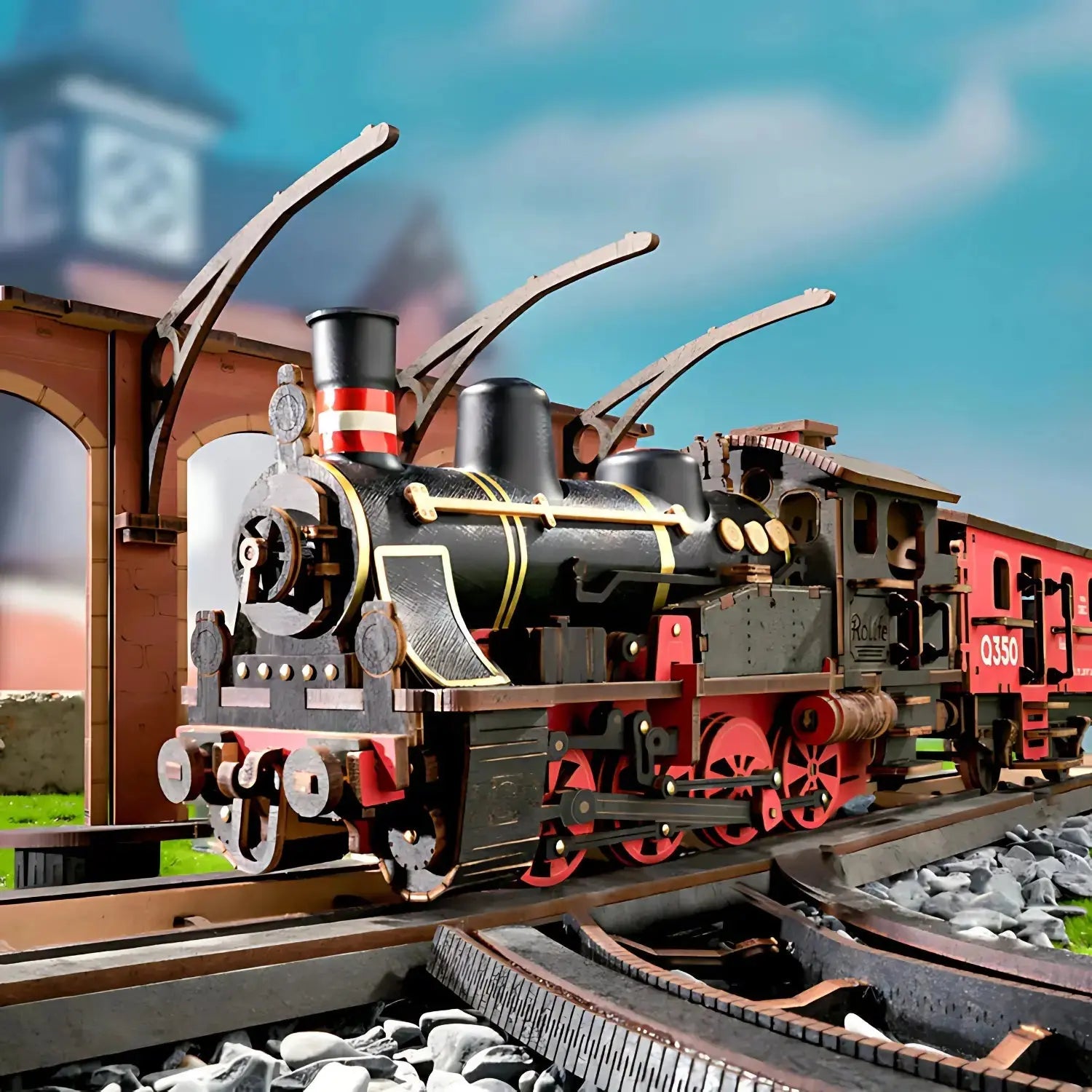 Puzzle 3D Locomotive Steam Journey - Crafterra