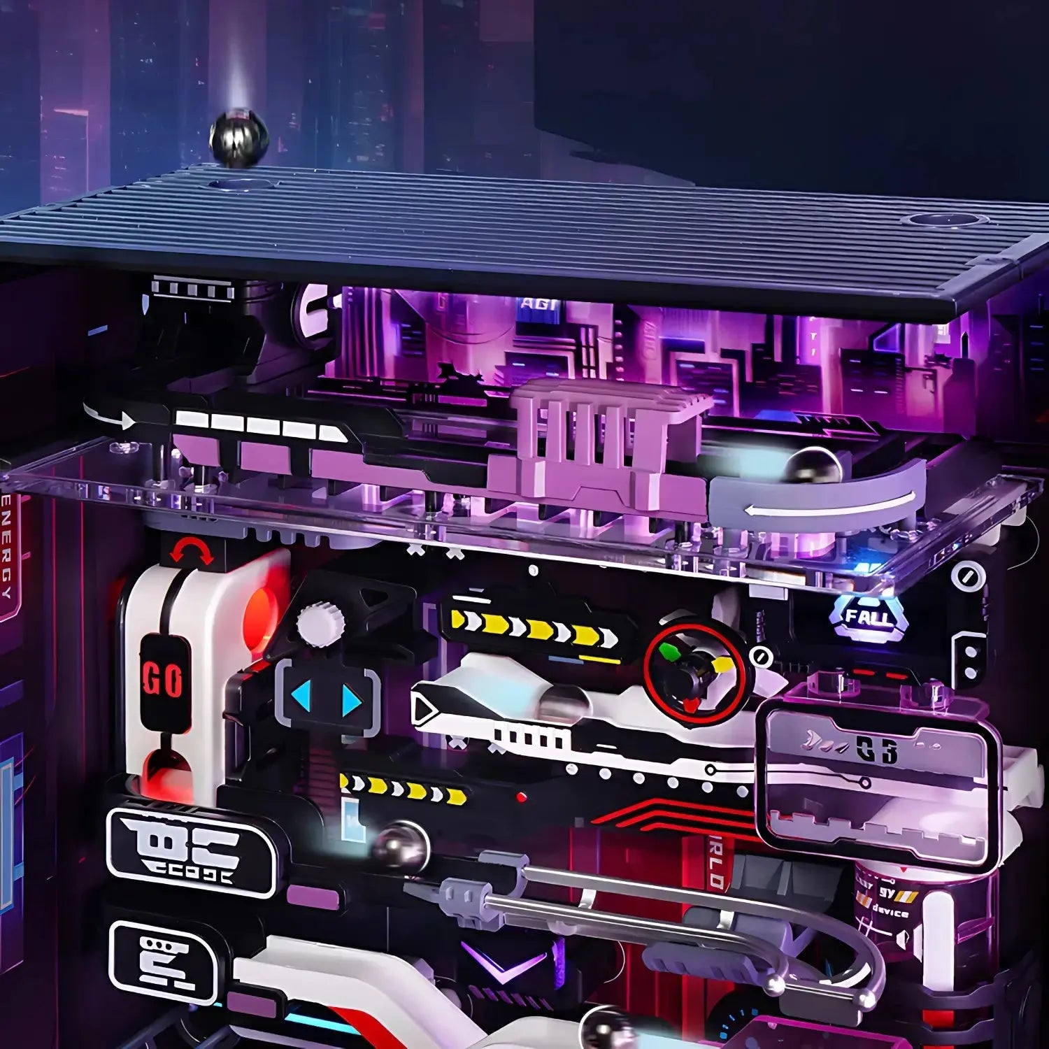 Puzzle 3D Marble Run - The Future City - Crafterra