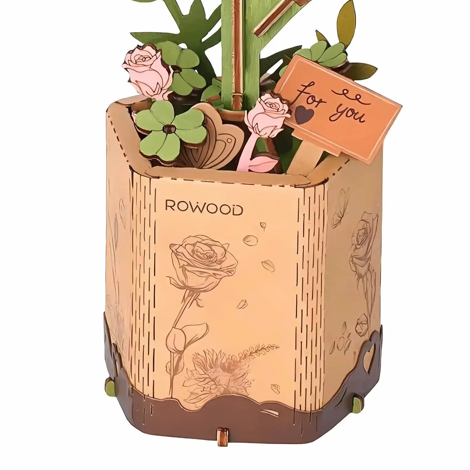 Puzzle 3D Rose rose Crafterra