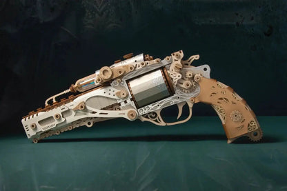 Puzzle 3D Steam Revolver - Crafterra