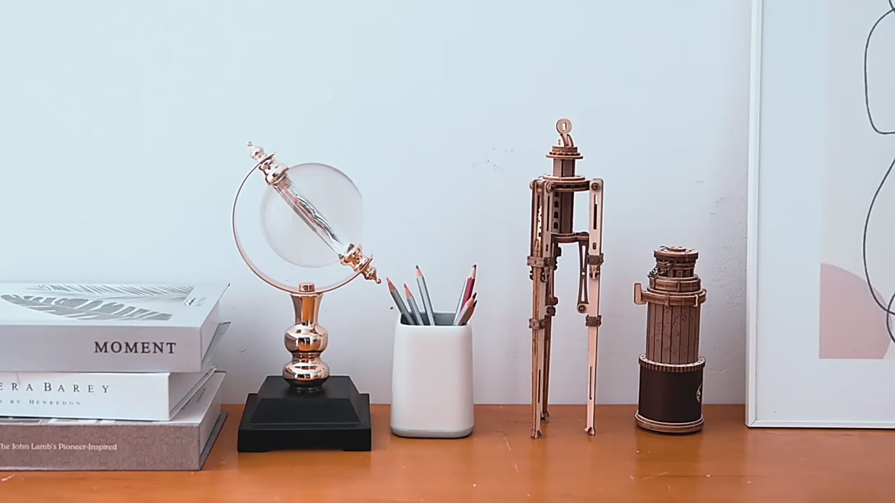 Charger la vidéo: Puzzle 3D Télescope monoculaire