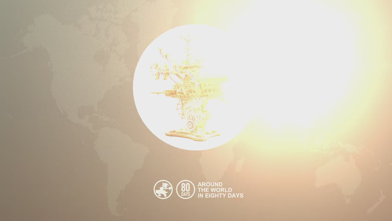 Charger la vidéo: Puzzle 3D Le Tour du Monde en 80 Jours