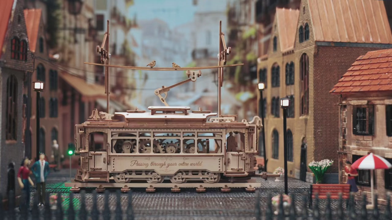 Charger la vidéo: Puzzle 3D Classic City Tram
