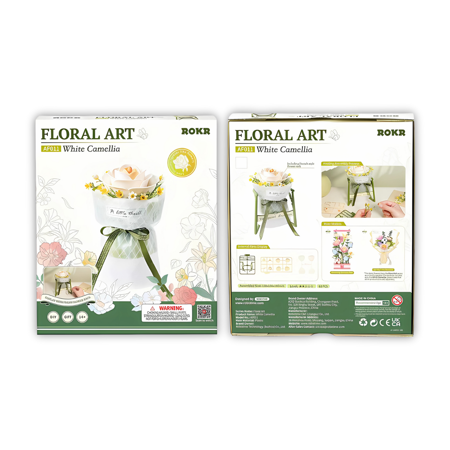 Puzzle 3D Camélia Blanche - Puzzle 3D France