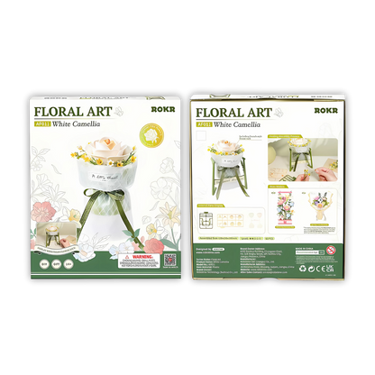 Puzzle 3D Camélia Blanche - Puzzle 3D France
