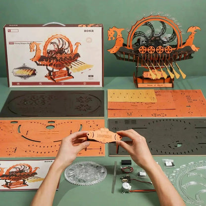 Puzzle 3D Drakkar Viking - Puzzle 3D France