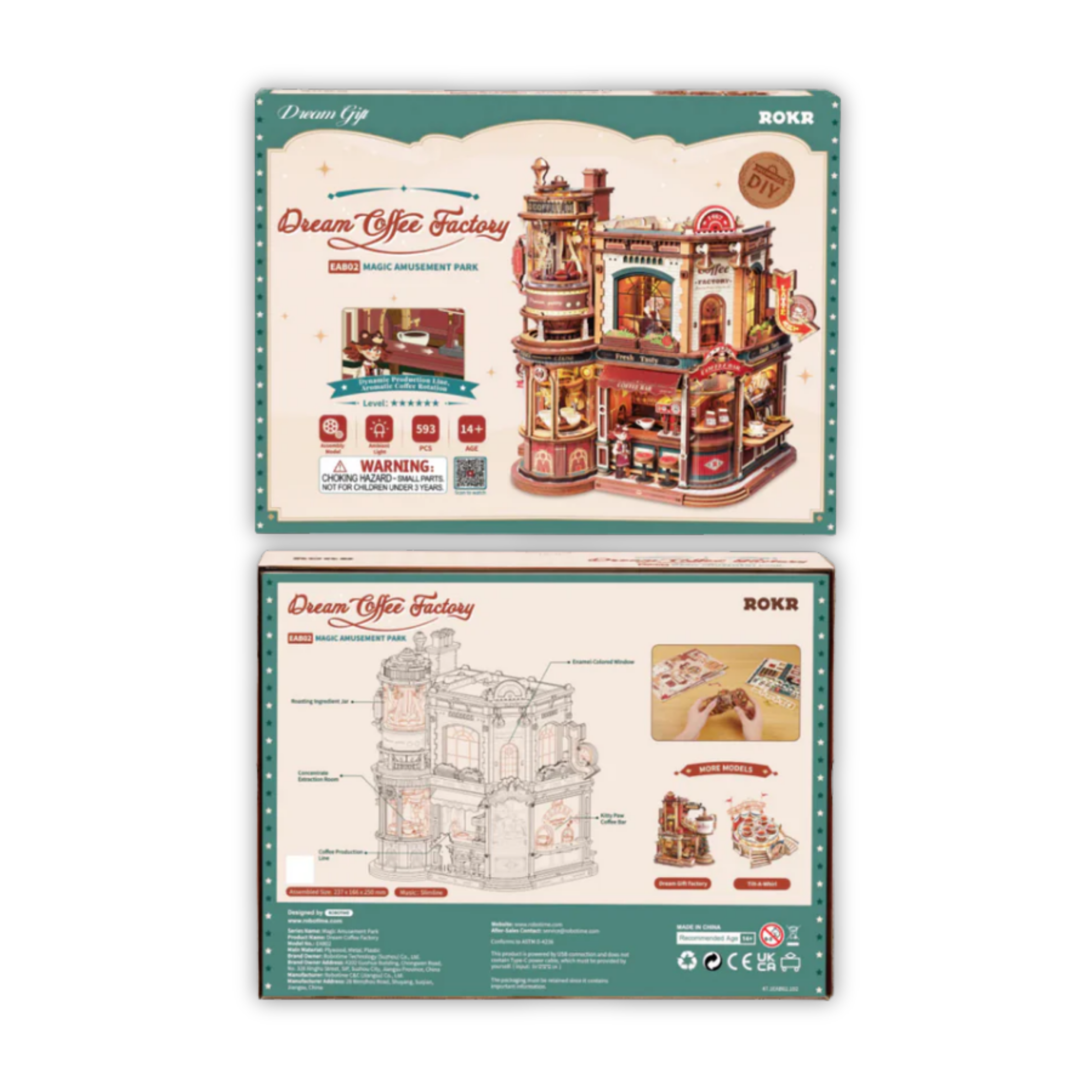 Puzzle 3D Dream Coffee Factory - Puzzle 3D France