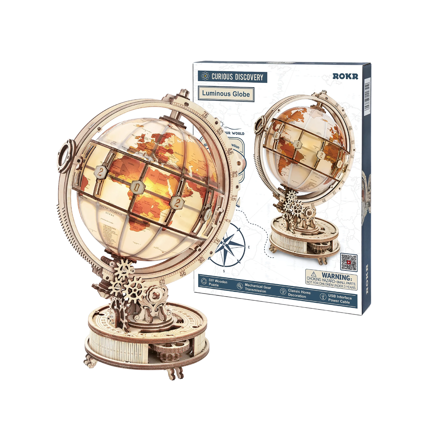 Puzzle 3D Globe Lumineux - Puzzle 3D France