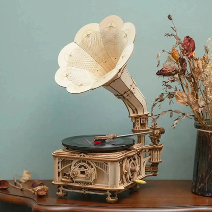 Puzzle 3D Gramophone classique - Manuel - Puzzle 3D France