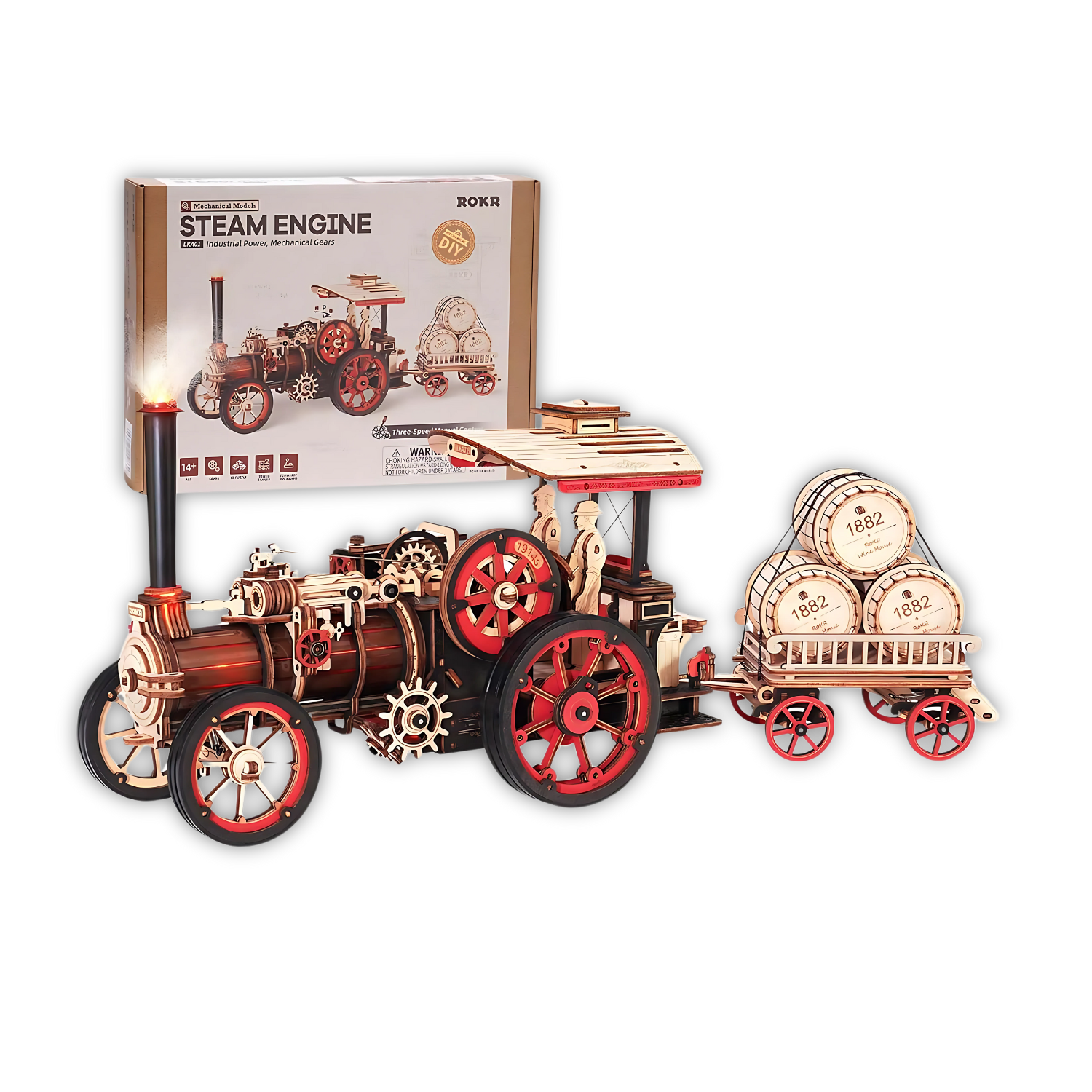 Puzzle 3D Locomotive à Vapeur - Puzzle 3D France