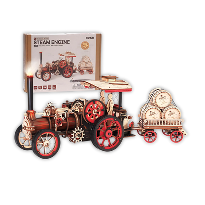 Puzzle 3D Locomotive à Vapeur - Puzzle 3D France