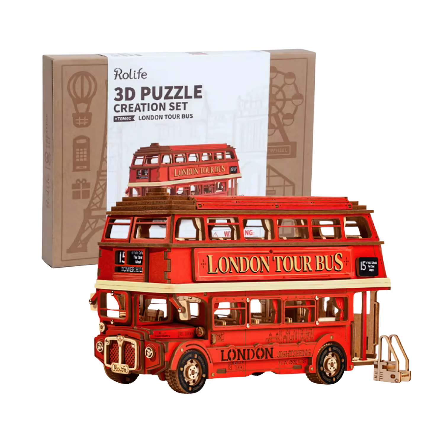 Puzzle 3D London Tour Bus - Puzzle 3D France