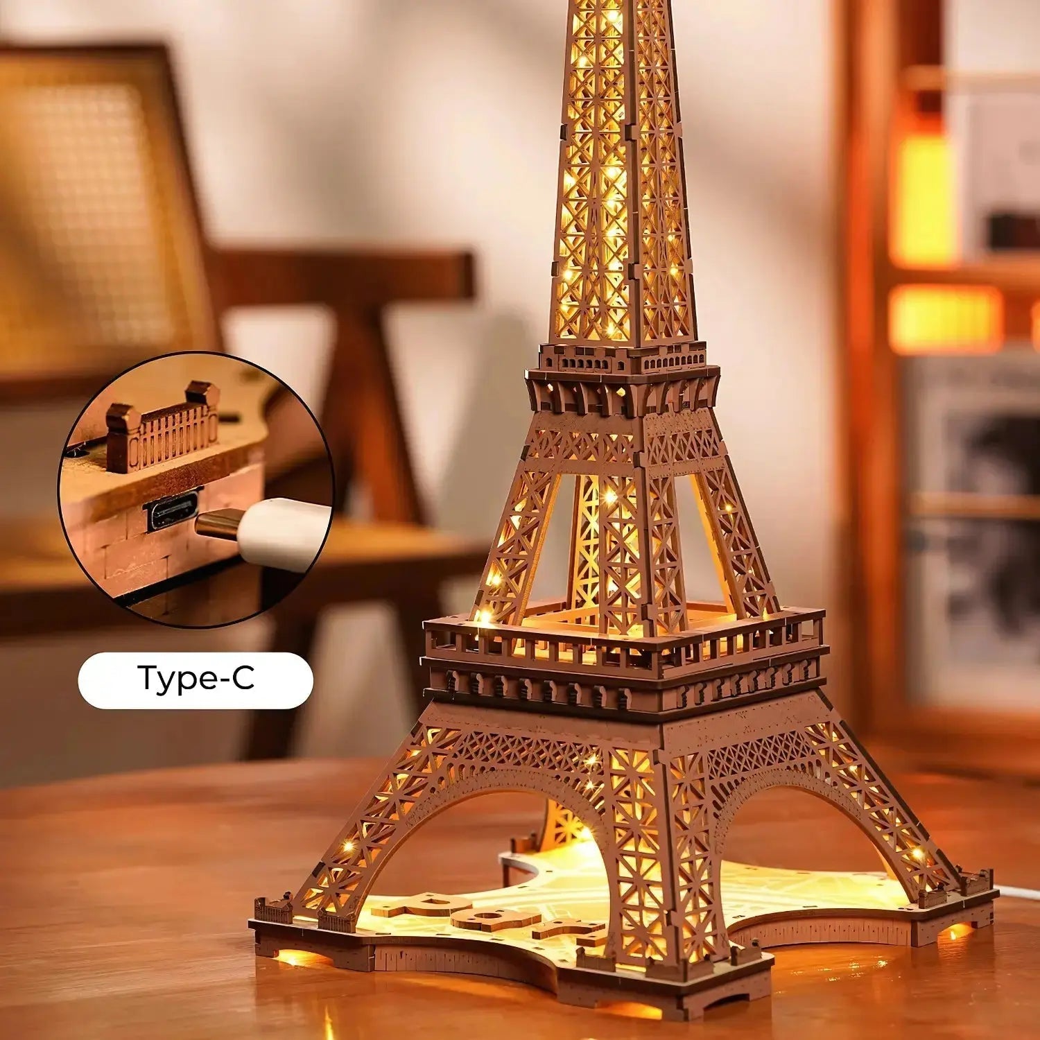Puzzle 3D Nuit de la Tour Eiffel - Puzzle 3D France