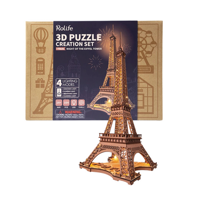 Puzzle 3D Nuit de la Tour Eiffel - Puzzle 3D France