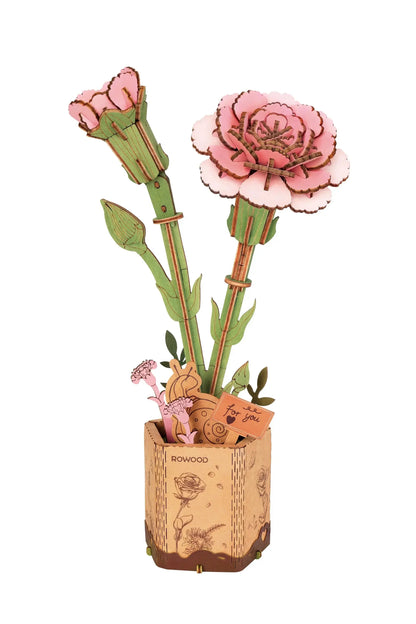 Puzzle 3D Œillet Rose - Puzzle 3D France