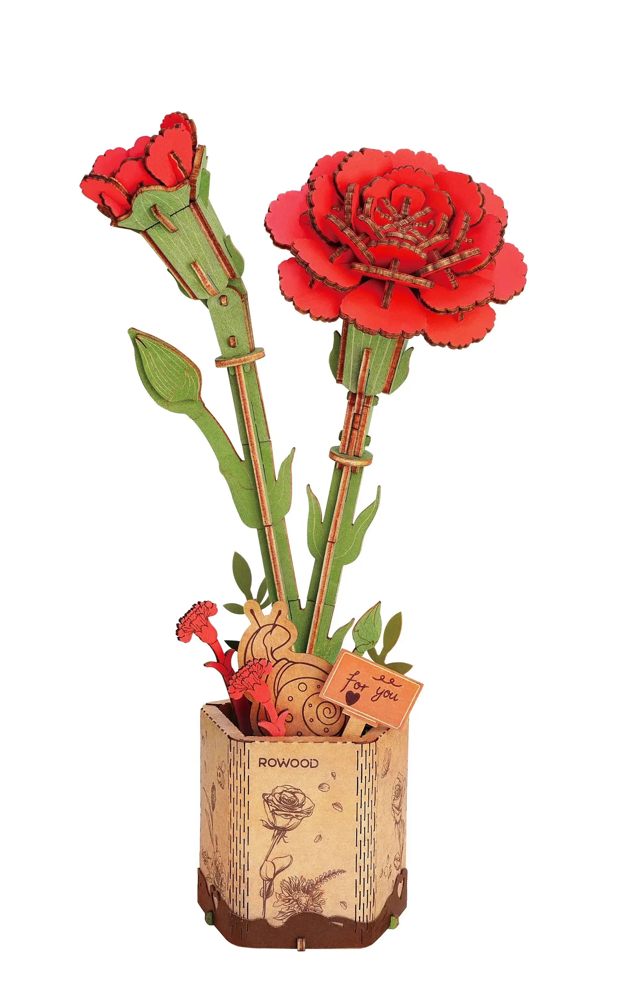 Puzzle 3D Œillet Rouge - Puzzle 3D France