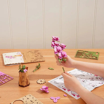 Puzzle 3D Orchidée Papillon Pourpre - Puzzle 3D France