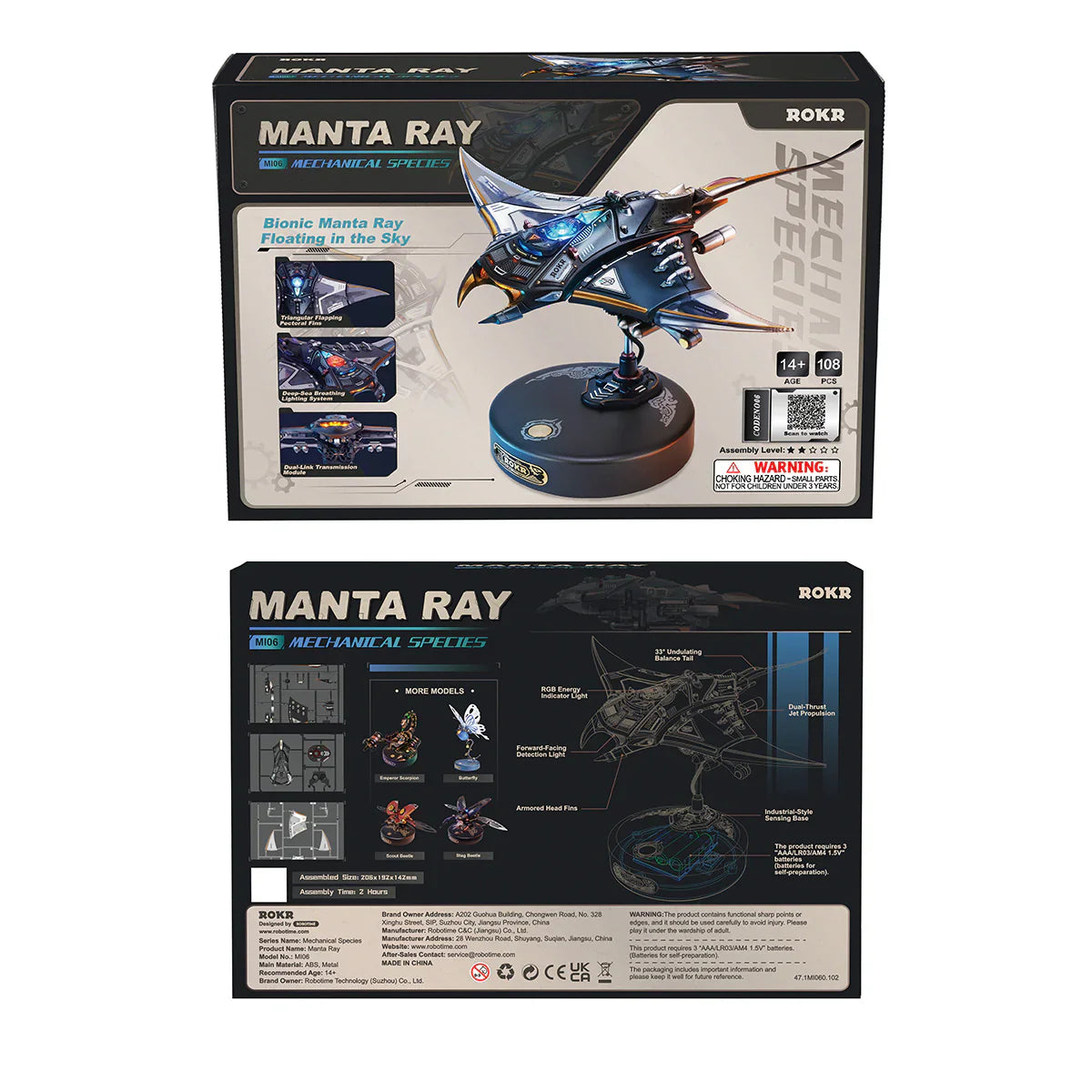 Puzzle 3D Raie Manta - Puzzle 3D France
