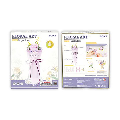 Puzzle 3D Rose Violette - Puzzle 3D France