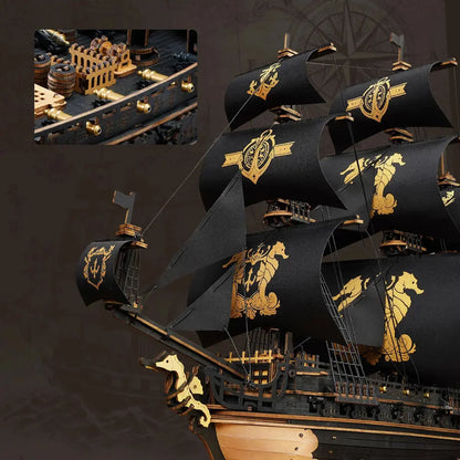 Puzzle 3D The Seahorse Barque - Puzzle 3D France
